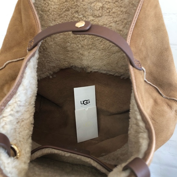 UGG Handbags - UGG Brown Sheepskin bag